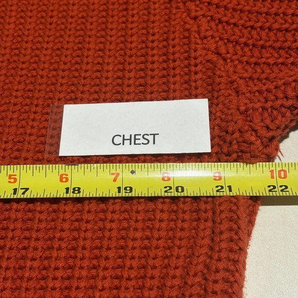 VTG 80s Abercrombie Fitch Men NWOT Sweater Sz M Fisherman Cotton Chunky Outdoor - Picture 6 of 8